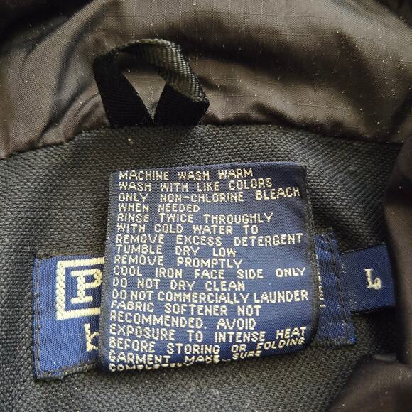 Vtg Polo Ralph Lauren Parka Size L Hi-Tech Jacket w/Ultrex Royal Blue *read* - Picture 14 of 16